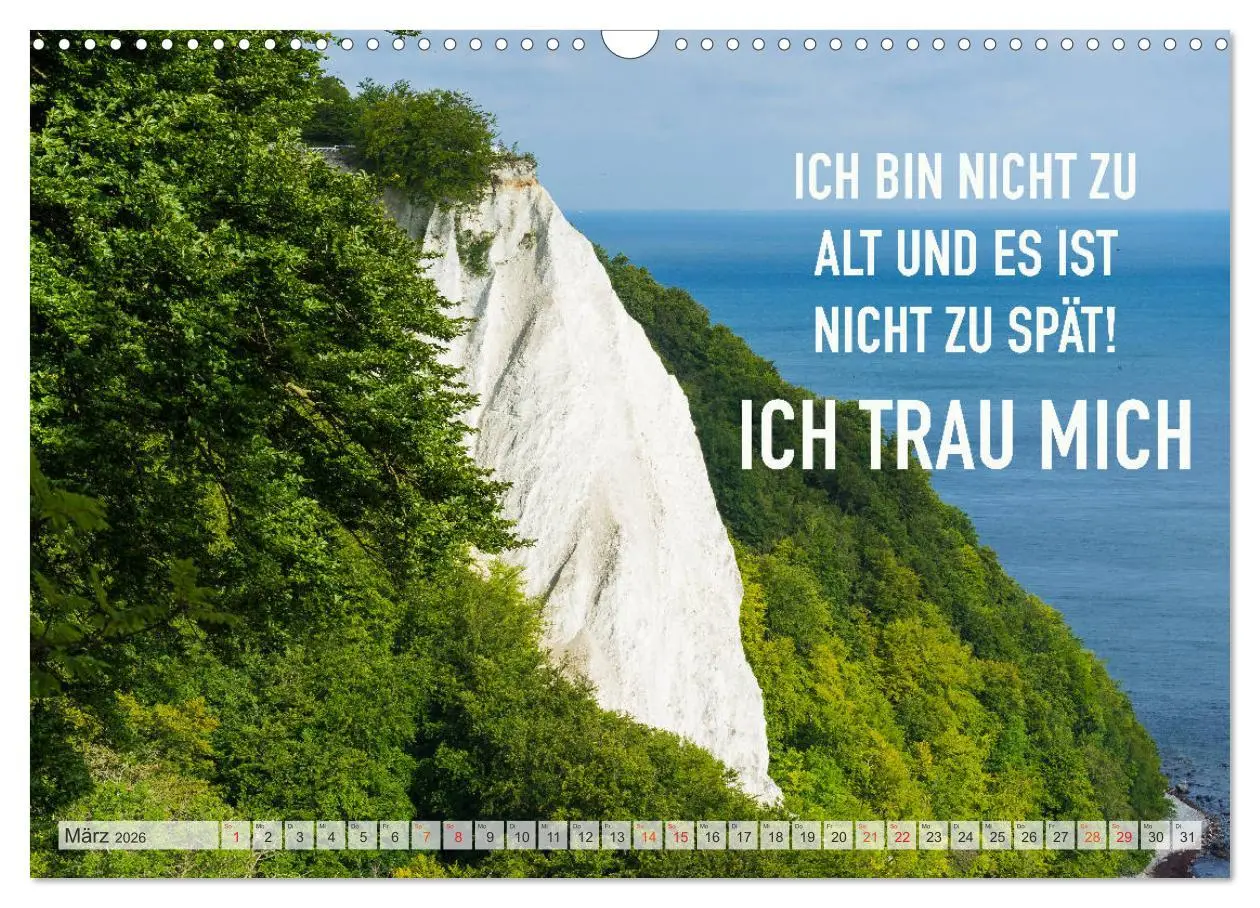 Bild: 9783457692769 | Motivation und Meer (Wandkalender 2026 DIN A3 quer), CALVENDO...