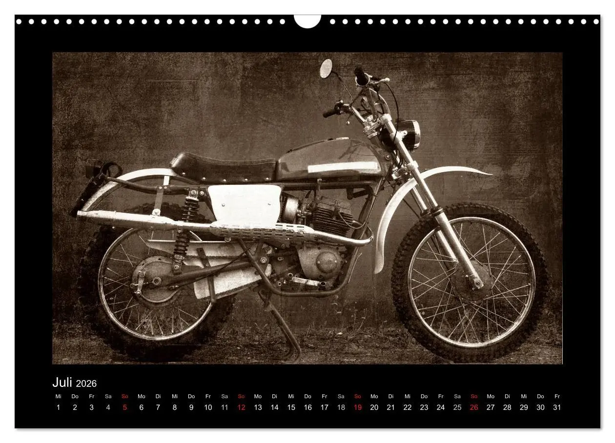 Bild: 9783516232769 | Motorrad Oldtimer (Wandkalender 2026 DIN A3 quer), CALVENDO...