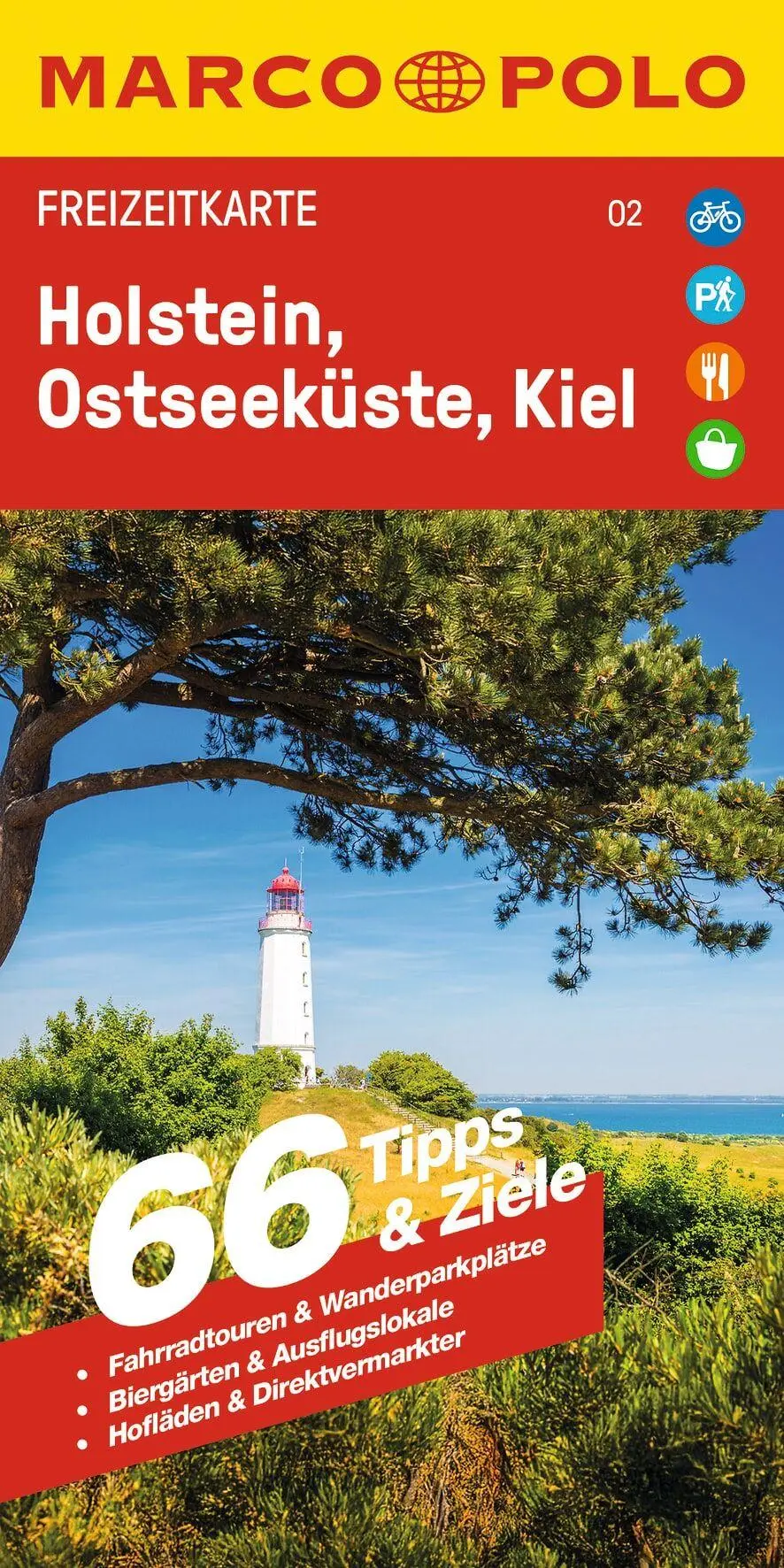 Cover: 9783575022769 | MARCO POLO Freizeitkarte 2 Holstein, Ostseeküste, Kiel 1:100.000