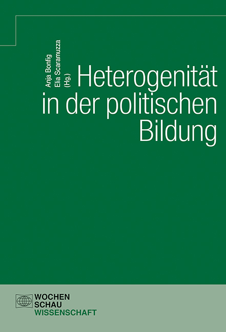 Cover: 9783734412769 | Heterogenität in der politischen Bildung | Wochenschau Wissenschaft