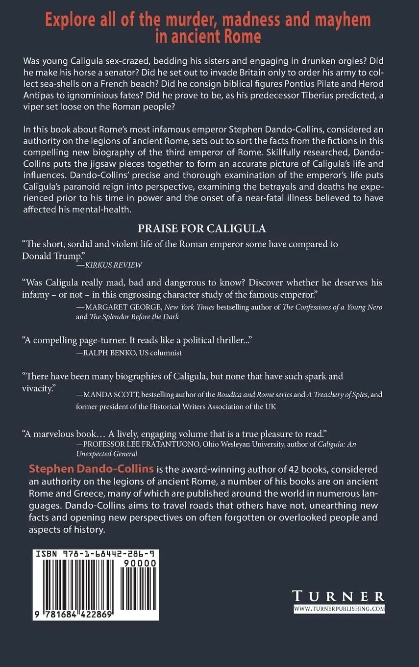 Rückseite: 9781684422869 | Caligula | The Mad Emperor of Rome | Stephen Dando-Collins | Buch
