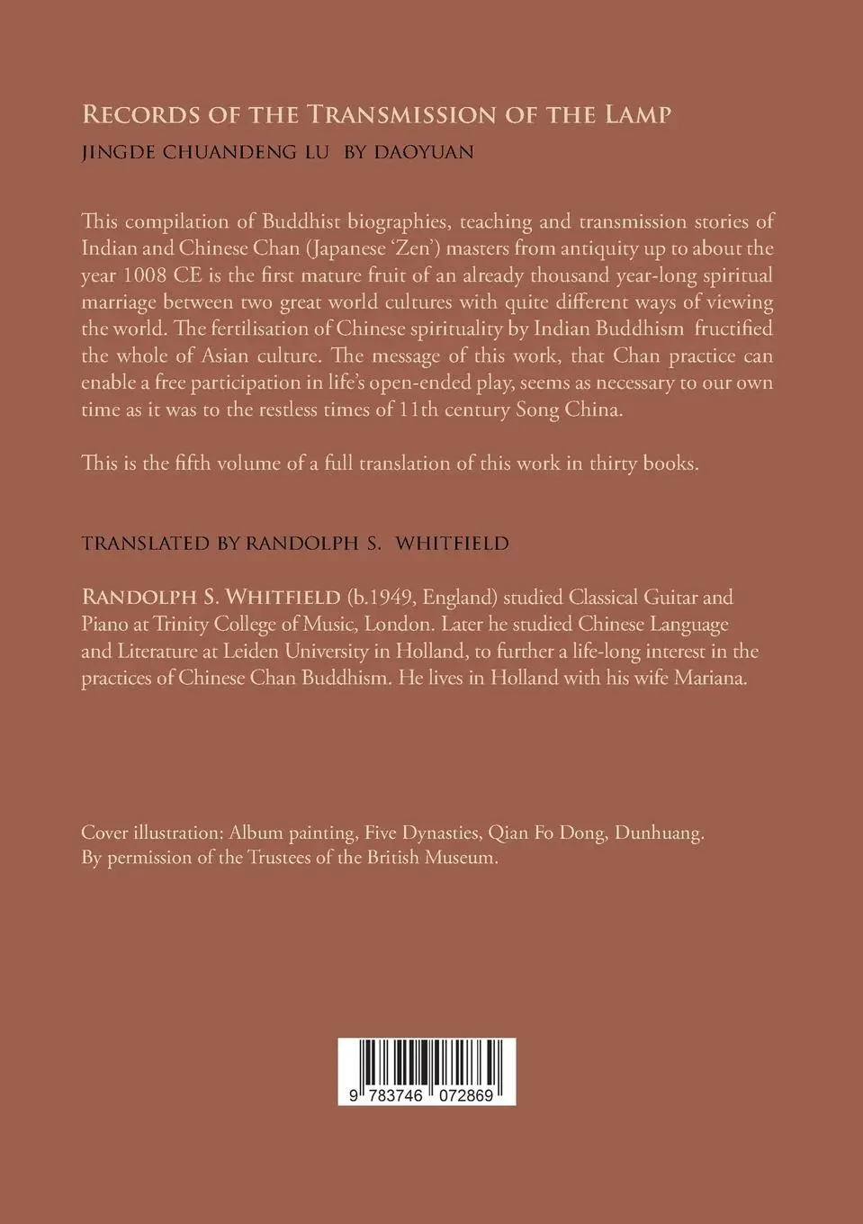 Rückseite: 9783746072869 | Records of the Transmission of the Lamp (Jingde Chuadeng Lu) | Daoyuan