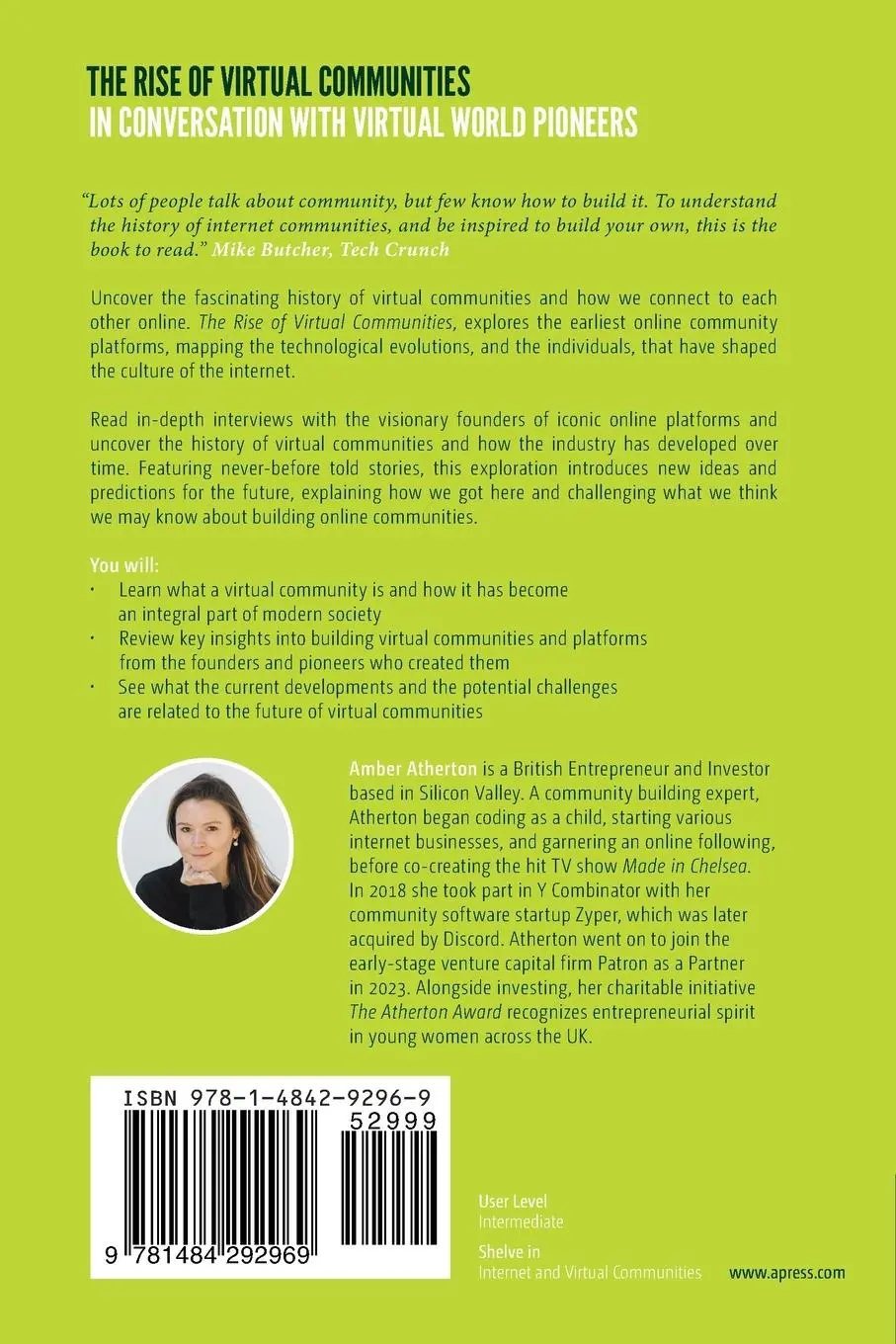 Rückseite: 9781484292969 | The Rise of Virtual Communities | Amber Atherton | Taschenbuch | xviii