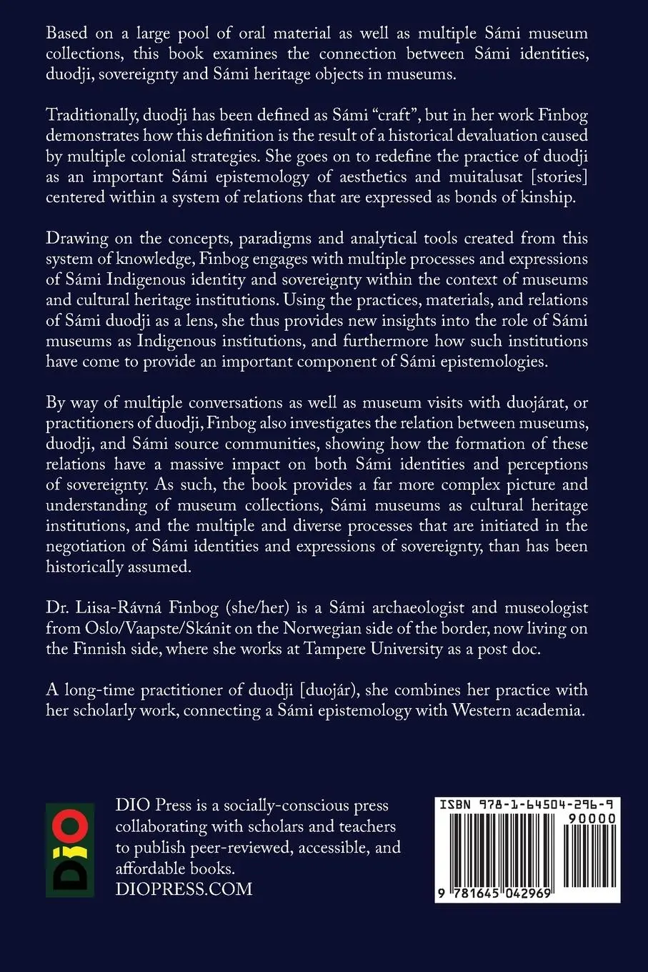 Rückseite: 9781645042969 | It Speaks to You | Liisa-Rávná Finbog | Taschenbuch | Englisch | 2023