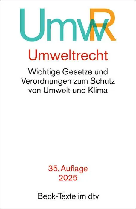 Cover: 9783423532969 | Umweltrecht | Taschenbuch | dtv-Taschenbücher Beck Texte | 1850 S.