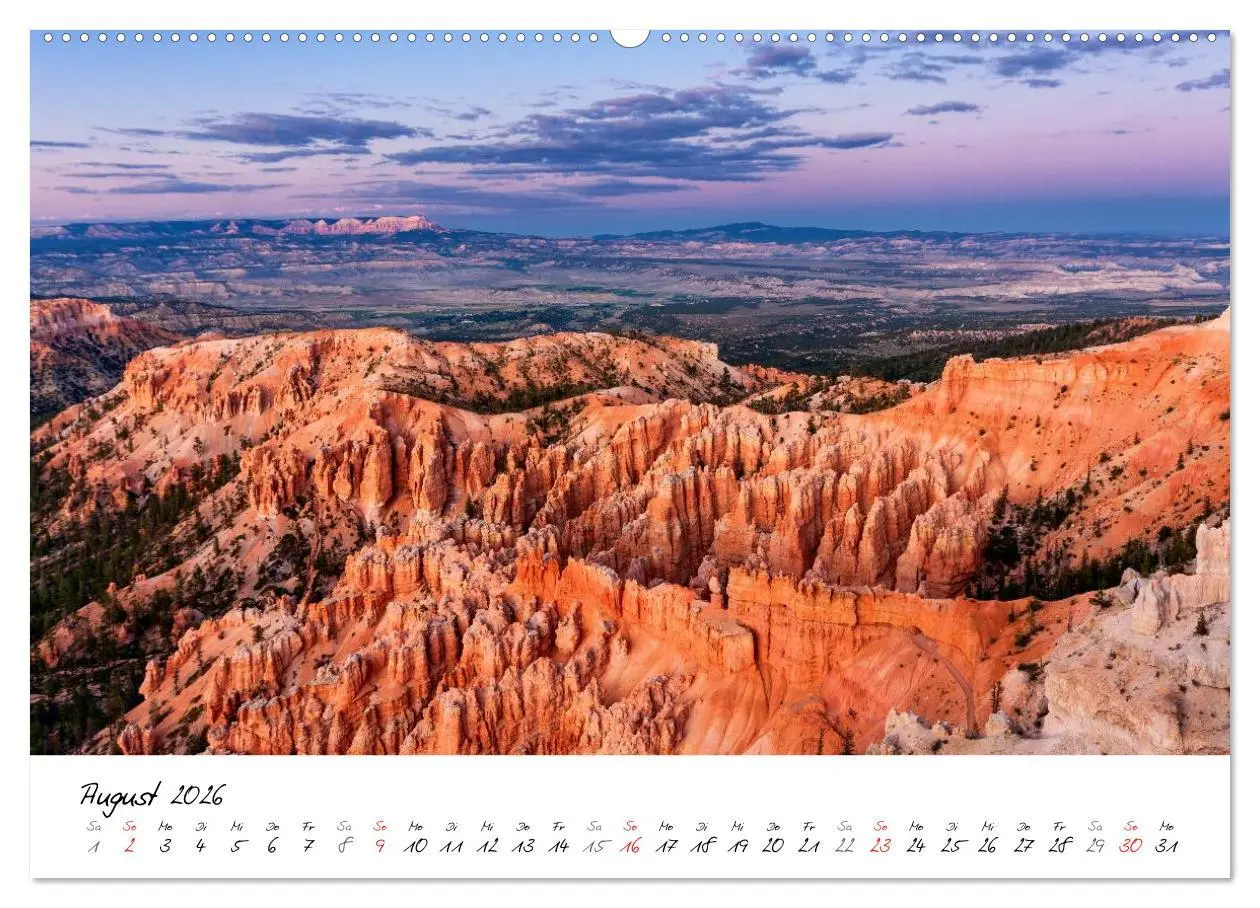 Bild: 9783457982969 | National-Parks der USA (Wandkalender 2026 DIN A2 quer), CALVENDO...