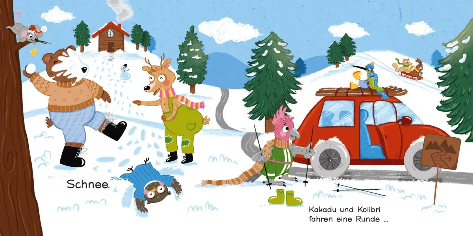 Bild: 9783551172969 | Kakadu und Kolibri fahren eine Runde ... Ski! | Katja Frixe | Buch