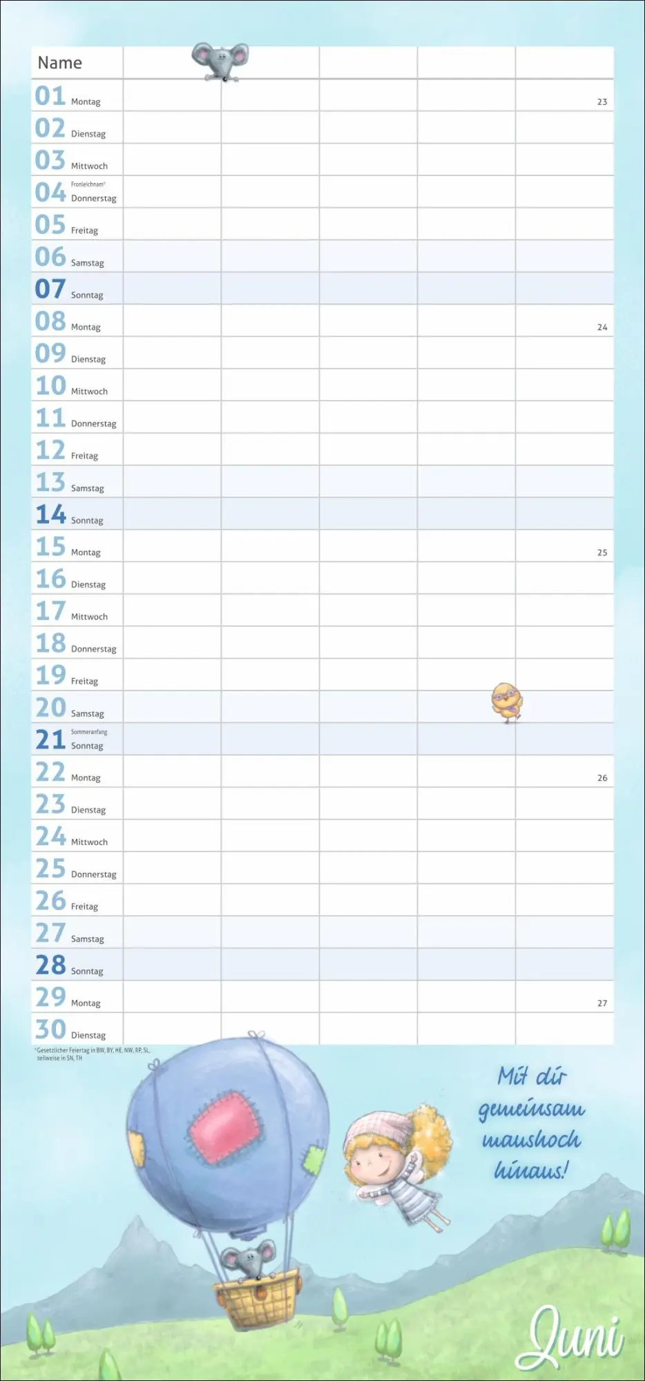Bild: 9783756412969 | times&amp;more Zauberwesen Familienplaner 2026 | Dagmar Moritz | Kalender