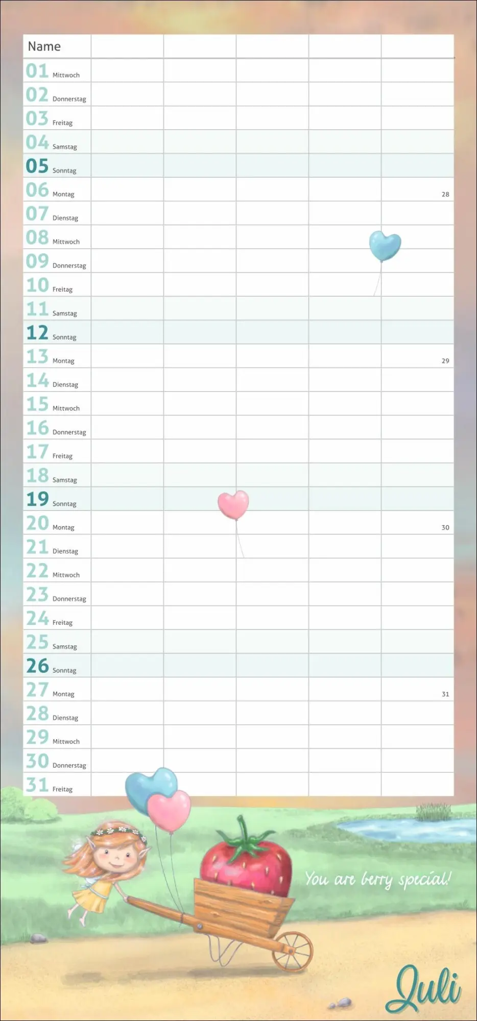 Bild: 9783756412969 | times&amp;more Zauberwesen Familienplaner 2026 | Dagmar Moritz | Kalender