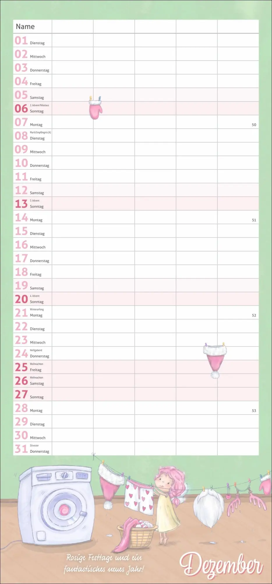 Bild: 9783756412969 | times&amp;more Zauberwesen Familienplaner 2026 | Dagmar Moritz | Kalender