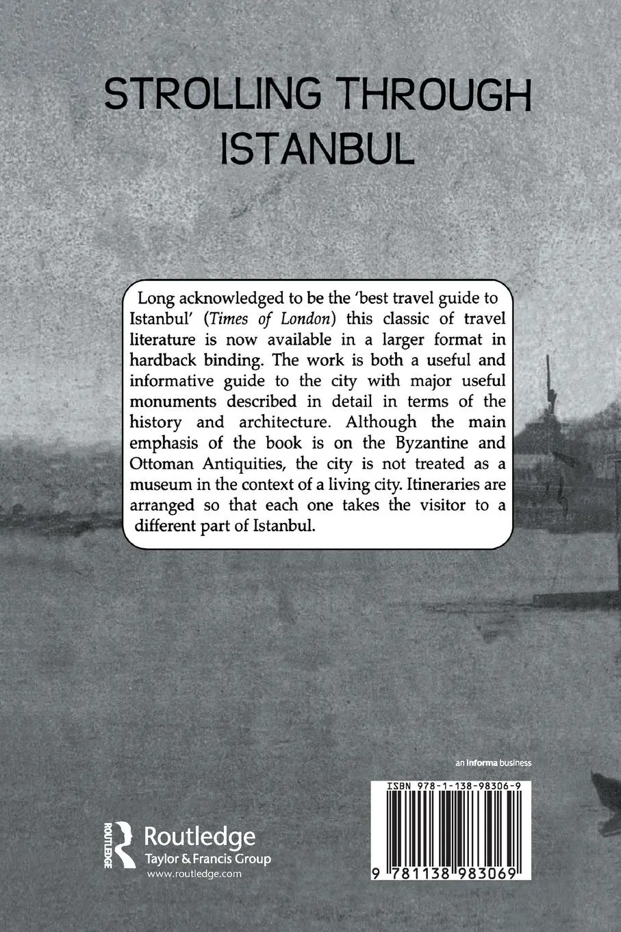 Rückseite: 9781138983069 | Strolling Through Istanbul | Hillary Sumner-Boyd (u. a.) | Taschenbuch