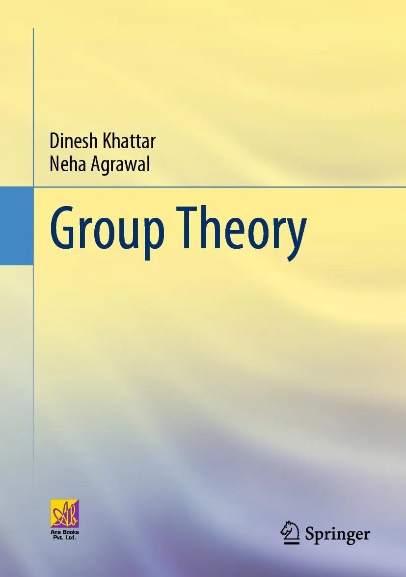 Cover: 9783031213069 | Group Theory | Neha Agrawal (u. a.) | Buch | xiii | Englisch | 2023