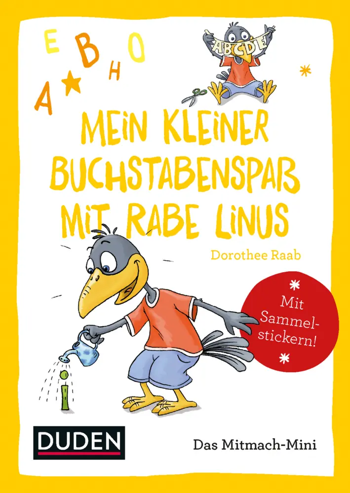Cover: 9783411853069 | Mein kleiner Buchstabenspaß mit Rabe Linus | Mit Sammelstickern!
