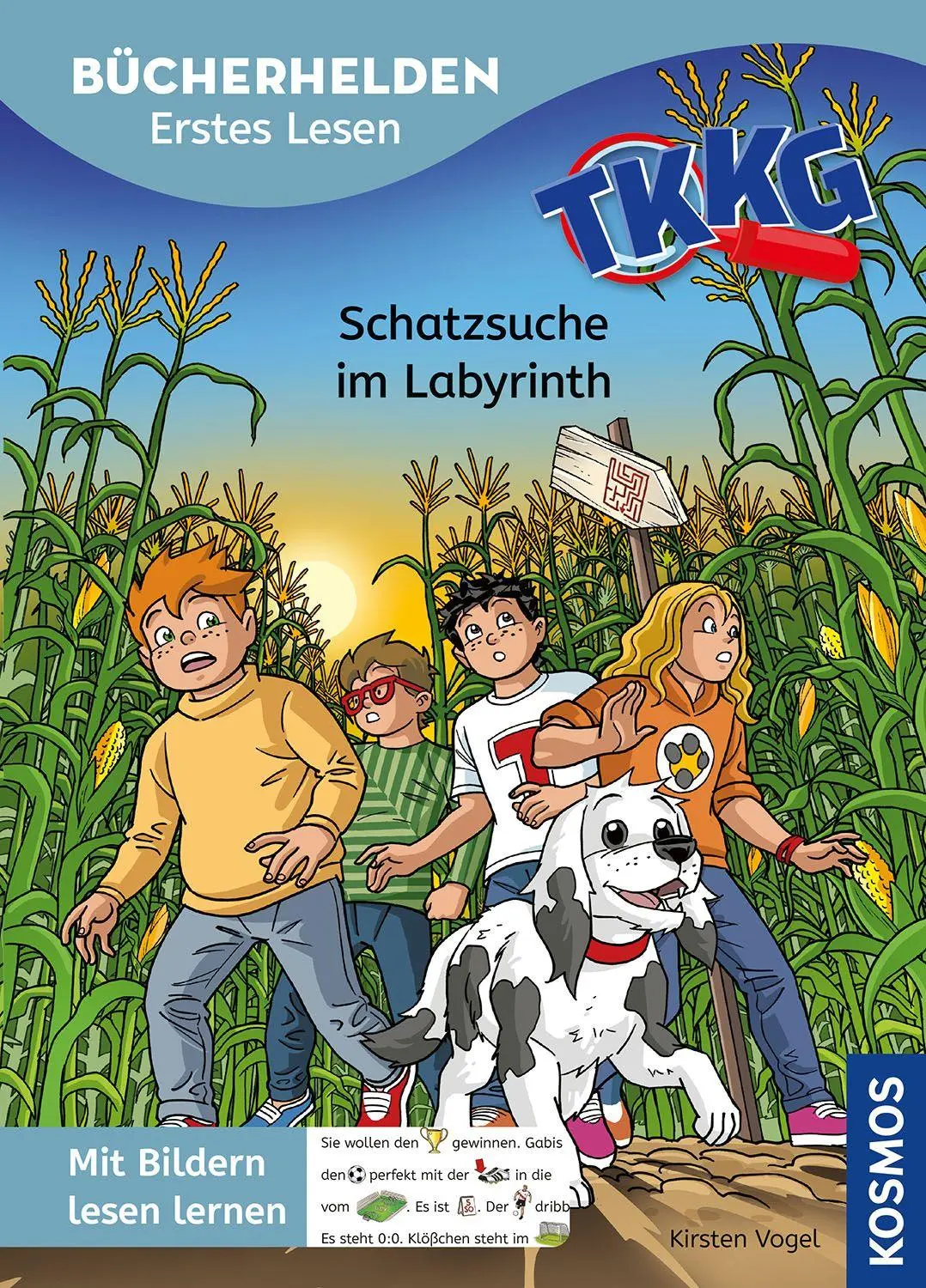Cover: 9783440183069 | TKKG Junior, Bücherhelden, Erstes Lesen, Schatzsuche im Labyrinth