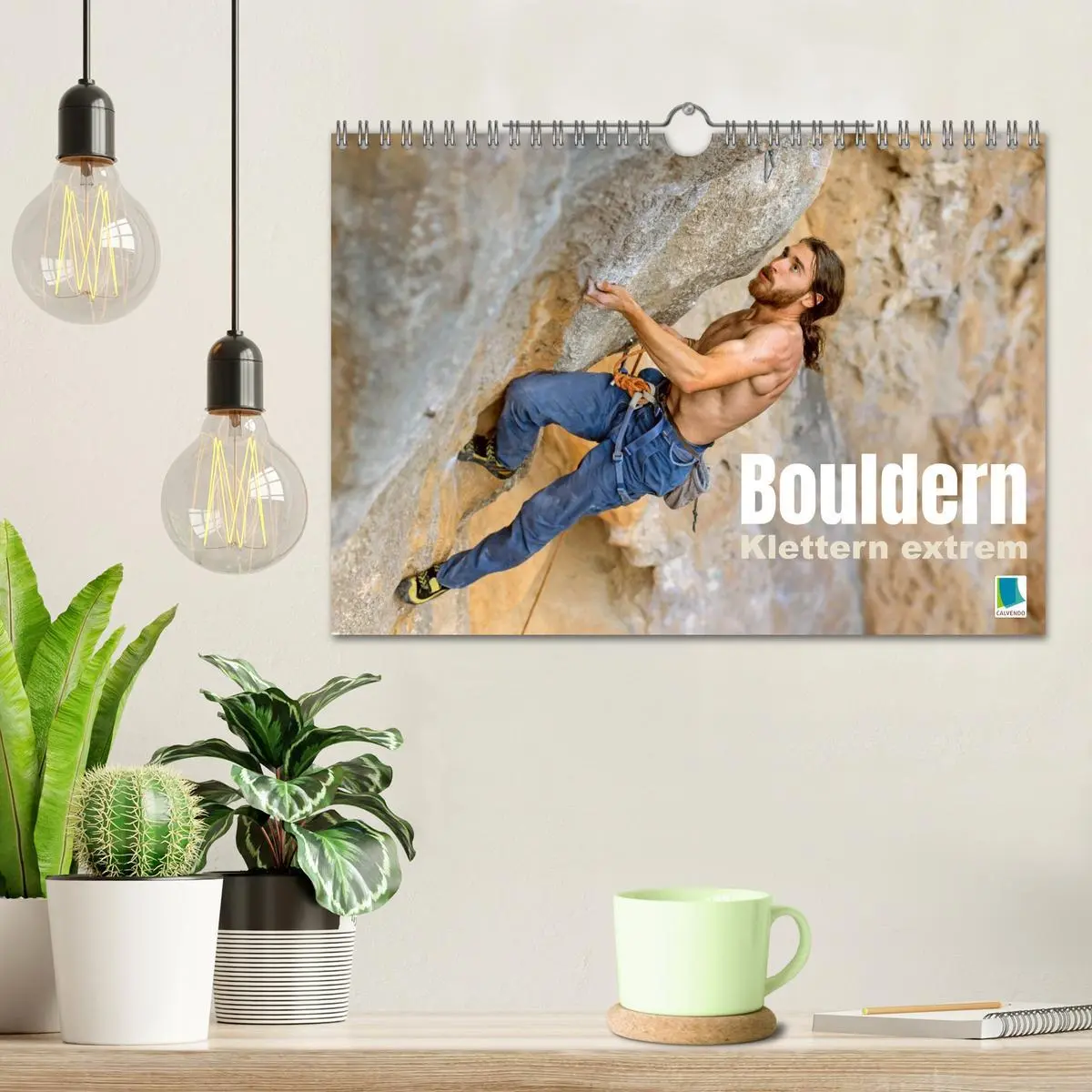 Bild: 9783457943069 | Bouldern: Klettern extrem (Wandkalender 2026 DIN A4 quer), CALVENDO...