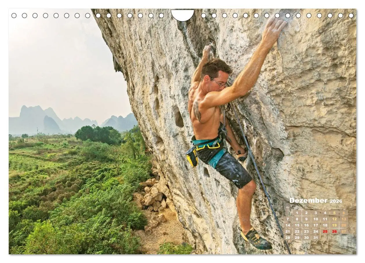 Bild: 9783457943069 | Bouldern: Klettern extrem (Wandkalender 2026 DIN A4 quer), CALVENDO...