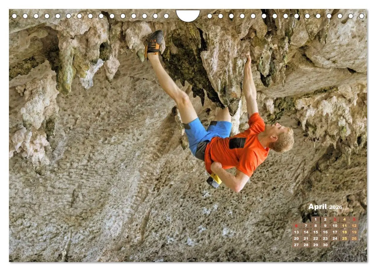 Bild: 9783457943069 | Bouldern: Klettern extrem (Wandkalender 2026 DIN A4 quer), CALVENDO...