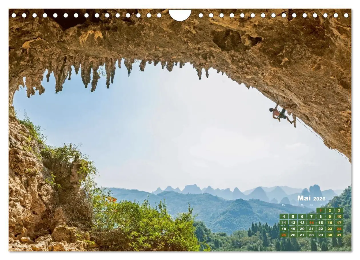 Bild: 9783457943069 | Bouldern: Klettern extrem (Wandkalender 2026 DIN A4 quer), CALVENDO...