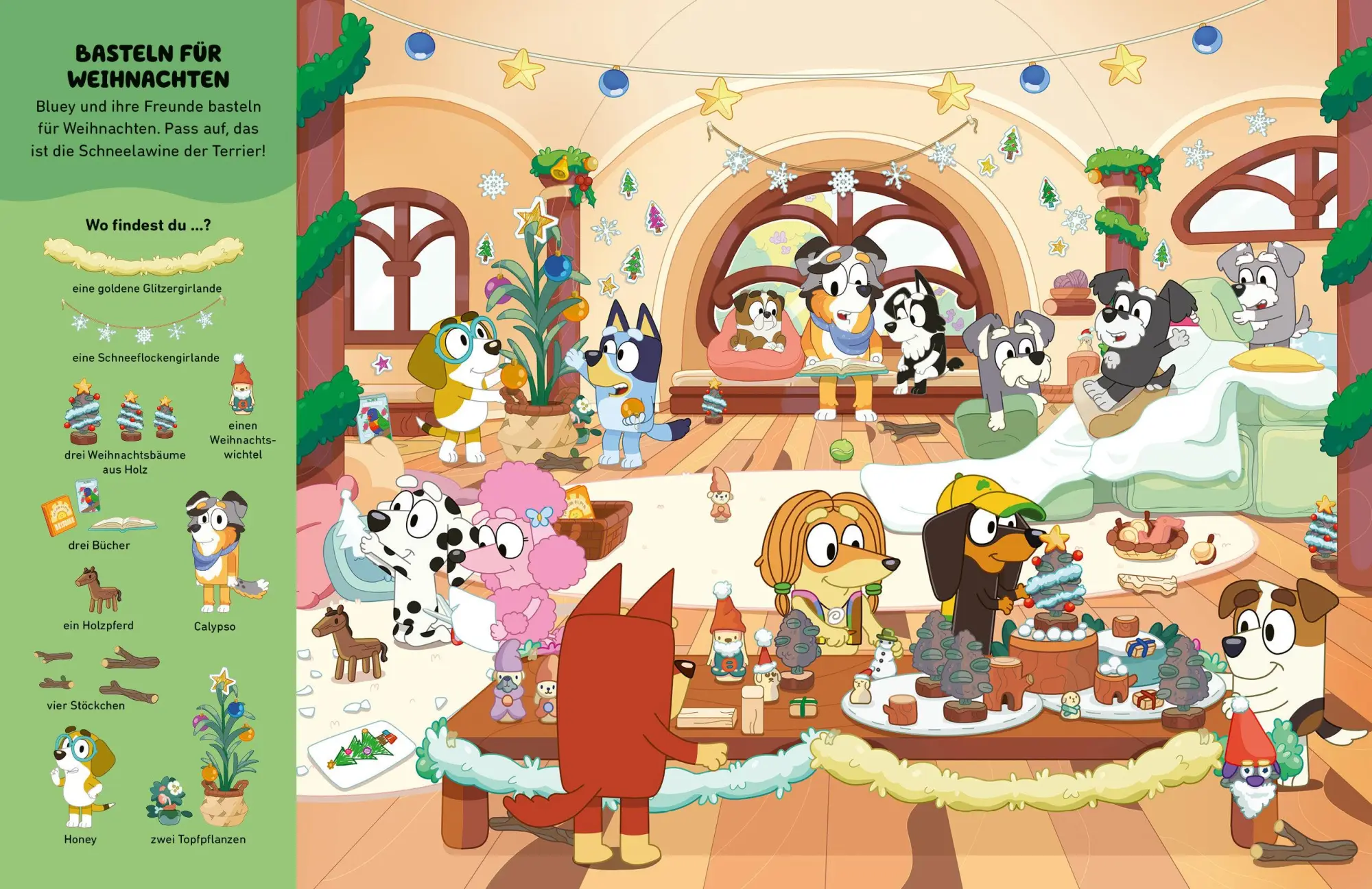 Bild: 9783570183069 | BLUEY - Wo ist BLUEY? an Weihnachten - Ein Such- und Wimmelbuch | Buch