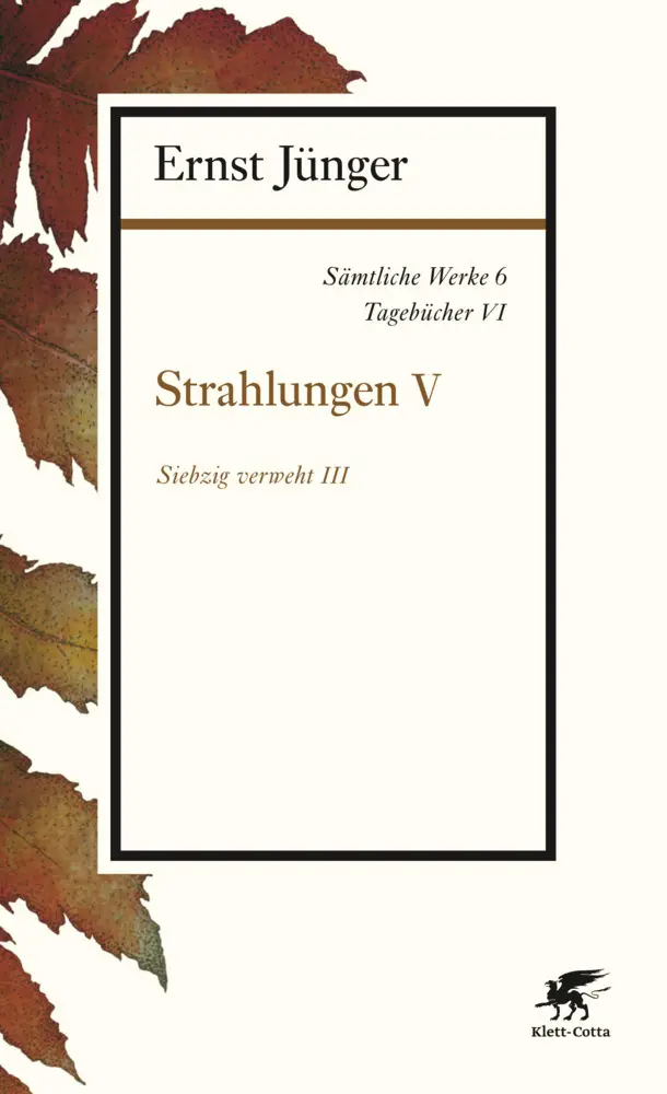 Cover: 9783608963069 | Strahlungen. Tl.5 | Ernst Jünger | Taschenbuch | 589 S. | Deutsch