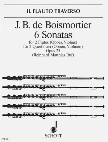 Cover: 9790001113069 | Sonaten(6) Opus 25 | Joseph Bodin de Boismortier | Buch | Schott Music