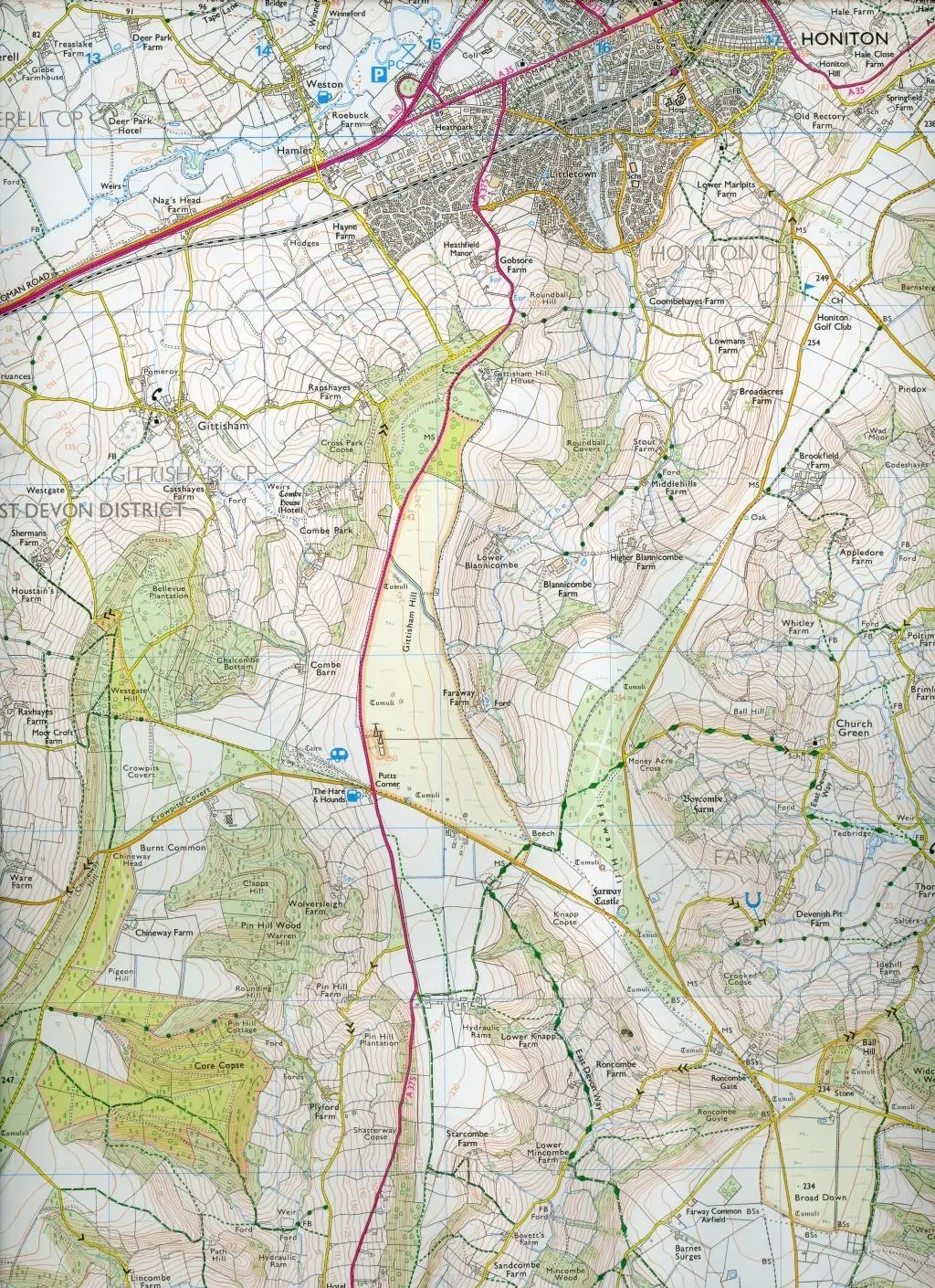 Bild: 9780319243169 | Exmouth and Sidmouth | Ordnance Survey | (Land-)Karte | Englisch