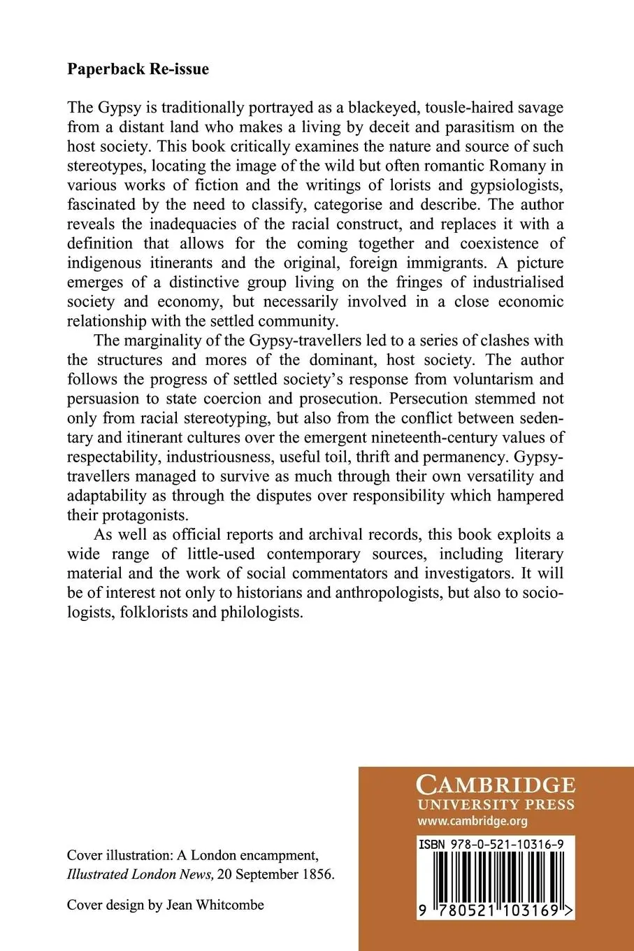 Rückseite: 9780521103169 | Gypsy-Travellers in Nineteenth-Century Society | David Mayall | Buch