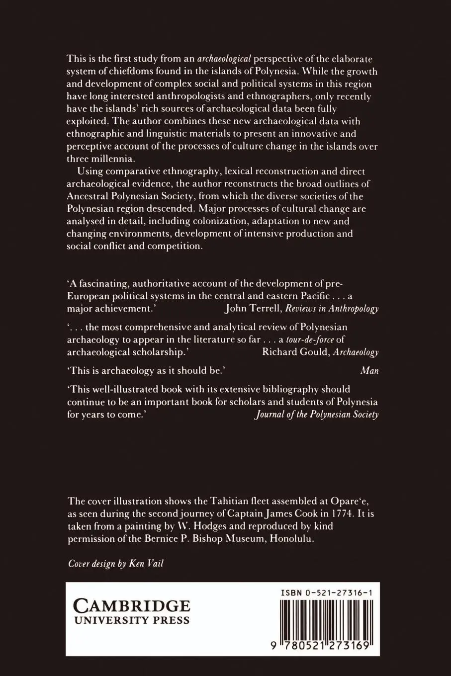 Rückseite: 9780521273169 | The Evolution of the Polynesian Chiefdoms | Kirch (u. a.) | Buch