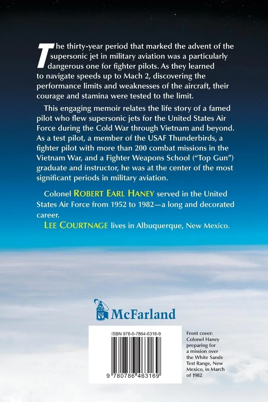 Rückseite: 9780786463169 | Mission to Mach 2 | A Fighter Pilot's Memoir of Supersonic Flight