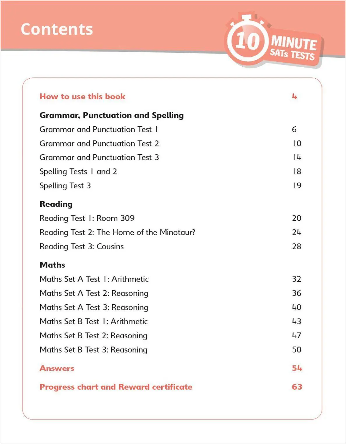 Bild: 9781407183169 | Grammar, Reading &amp; Maths 10-Minute Tests Ages 9-10 | Clare (u. a.)
