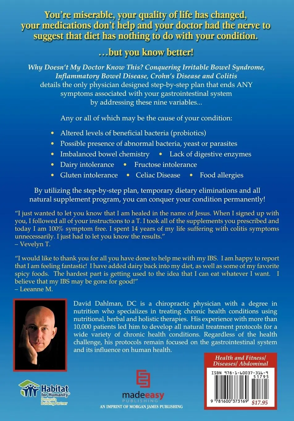 Rückseite: 9781600373169 | Why Doesn't My Doctor Know This? | David Dahlman | Taschenbuch | 2008