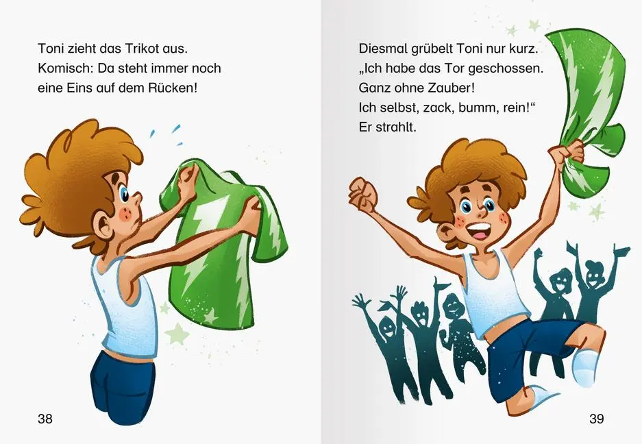 Bild: 9783473463169 | Leserabe 1. Lesestufe - Tonis magisches Fußball-Trikot | Meike Haas