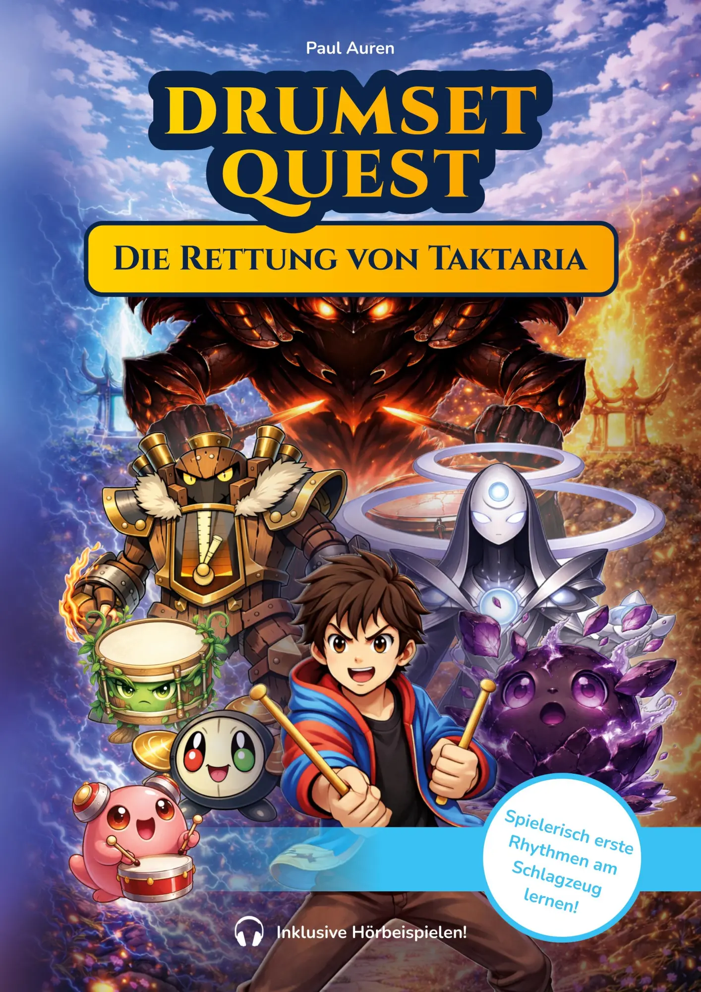 Cover: 9783696383169 | Drumset Quest | Die Rettung von Taktaria | Paul Auren | Taschenbuch