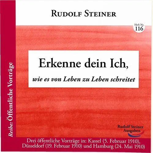 Cover: 9783867723169 | Erkenne dein Ich | wie es von Leben zu Leben schreitet | Steiner
