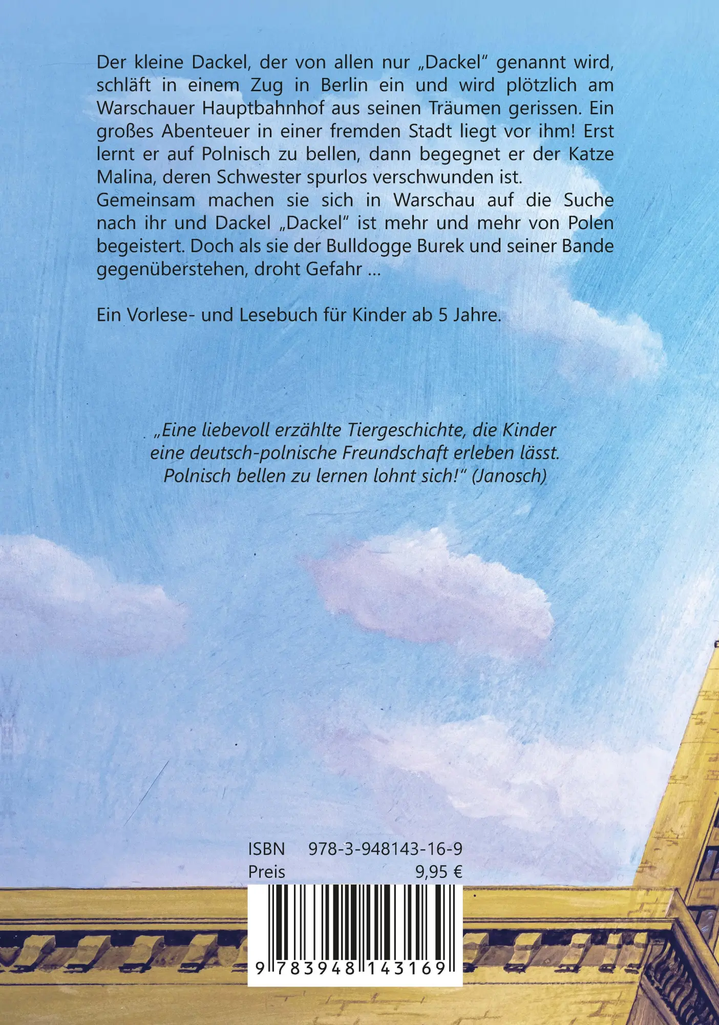 Rückseite: 9783948143169 | Dackel Dackel in Warschau | Matthias Kneip | Buch | Deutsch | 2025
