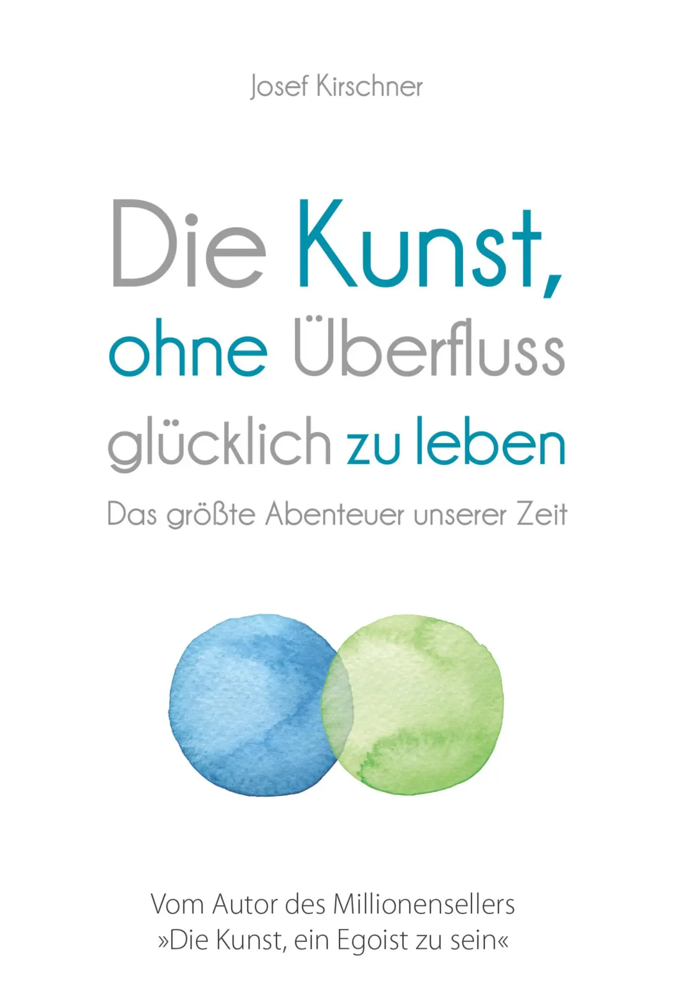 Cover: 9783959723169 | Die Kunst, ohne Überfluss glücklich zu leben | Josef Kirschner | Buch