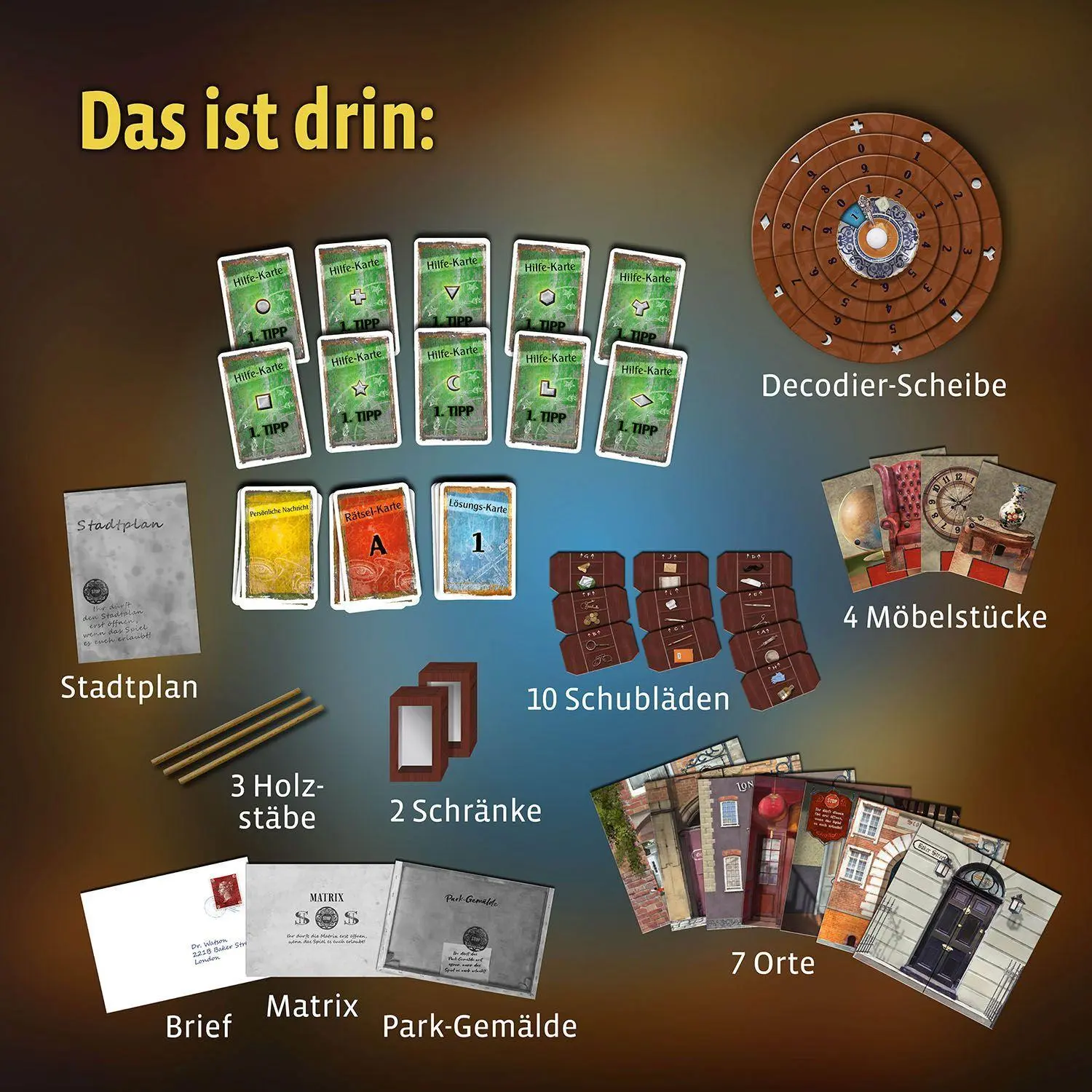 Bild: 4002051683269 | EXIT® - Das Spiel: Das Verschwinden des Sherlock Holmes (F) | Spiel