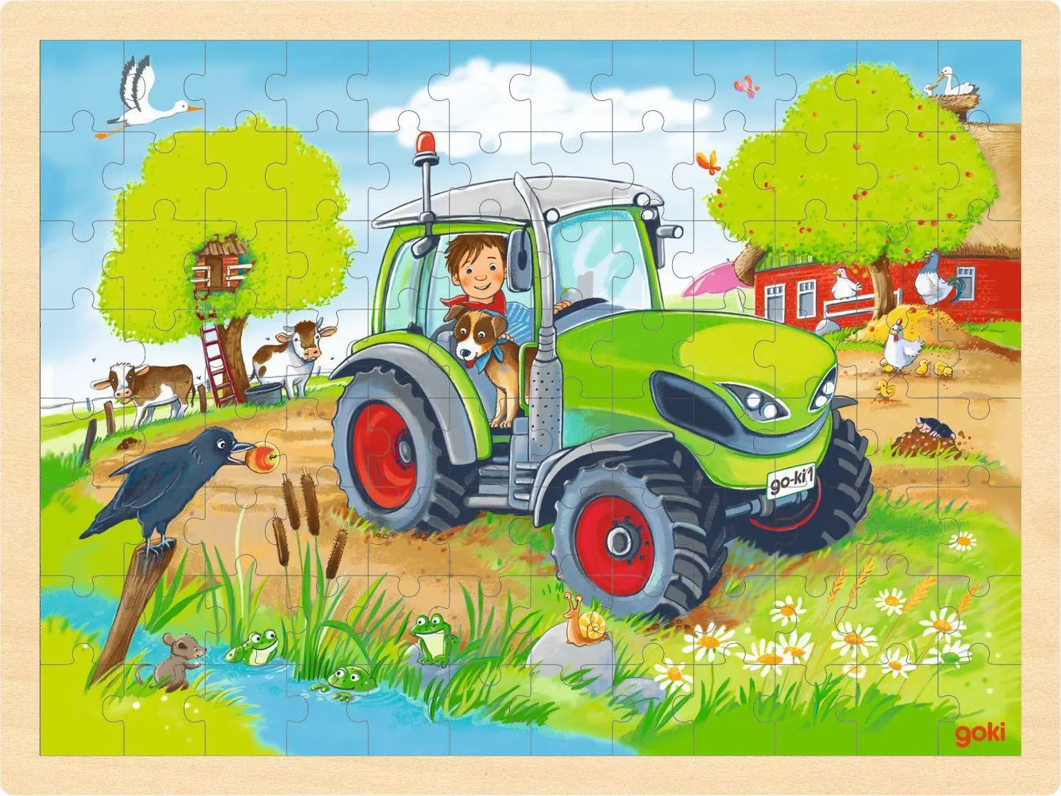Cover: 4013594573269 | Einlegepuzzle Traktor | Spiel | Deutsch | 2024 | EAN 4013594573269