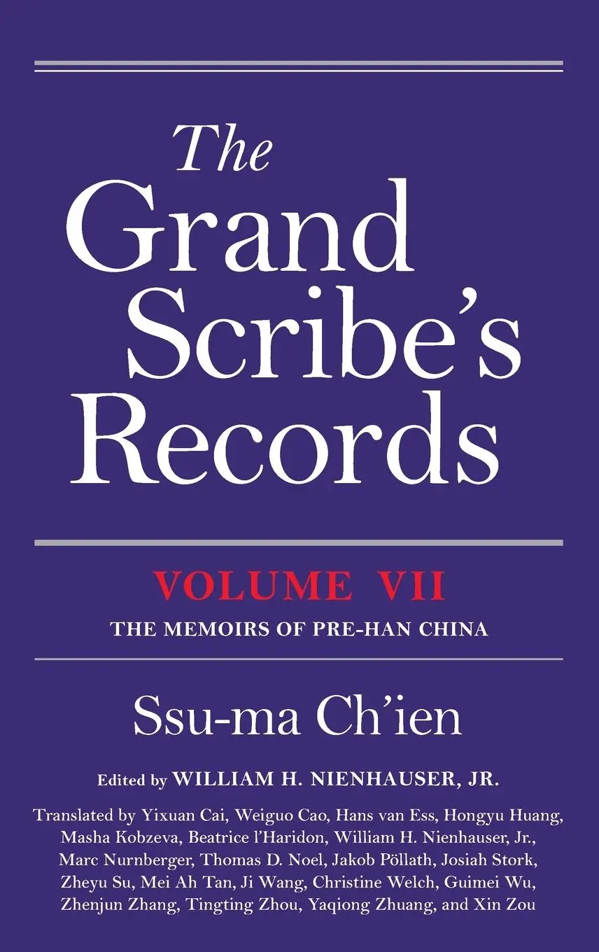 Cover: 9780253043269 | The Grand Scribe's Records, Volume VII: The Memoirs of Pre-Han China