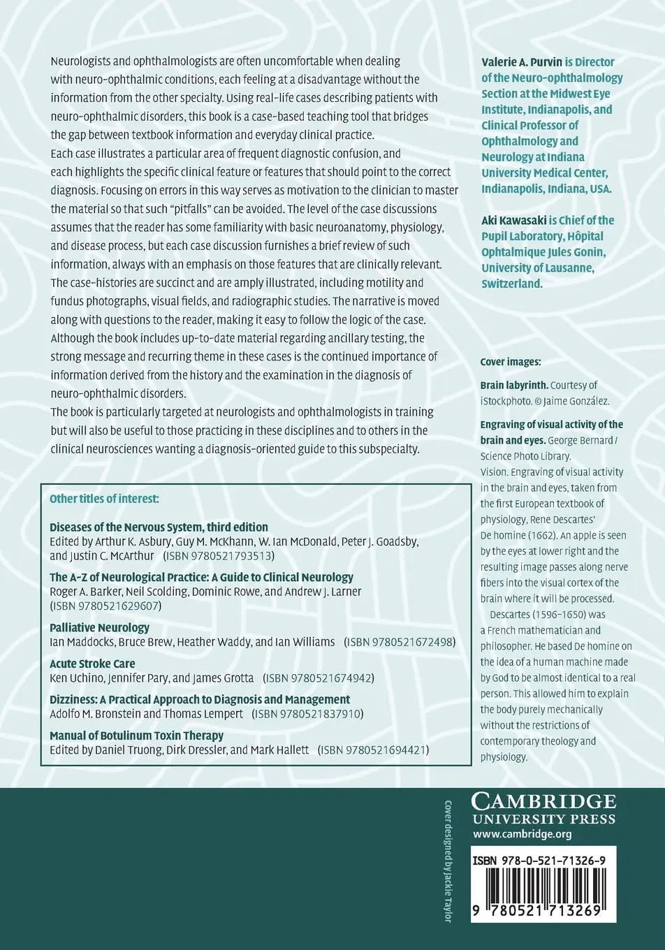 Rückseite: 9780521713269 | Common Neuro-Ophthalmic Pitfalls | Case-Based Teaching | Taschenbuch