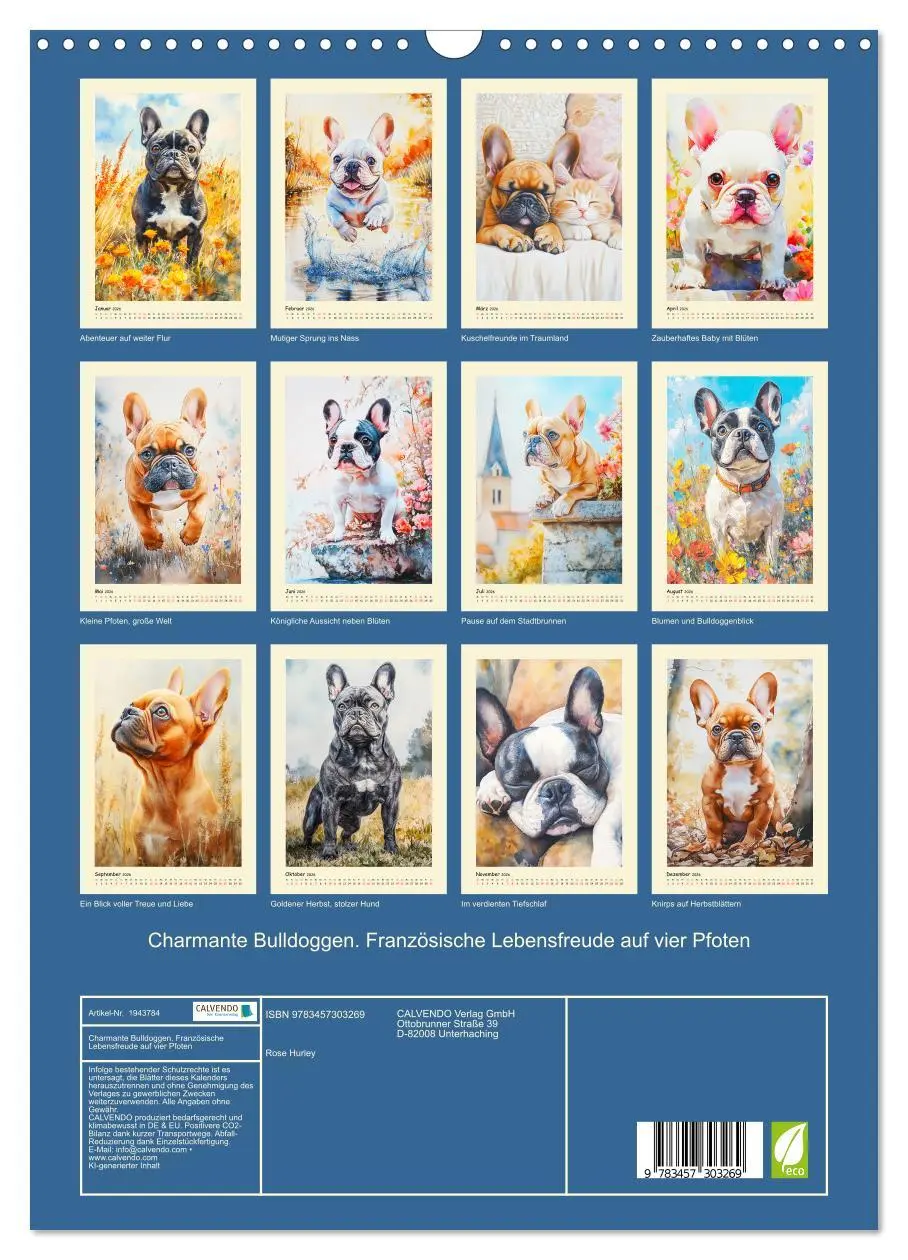 Bild: 9783457303269 | Charmante Bulldoggen. Französische Lebensfreude auf vier Pfoten...
