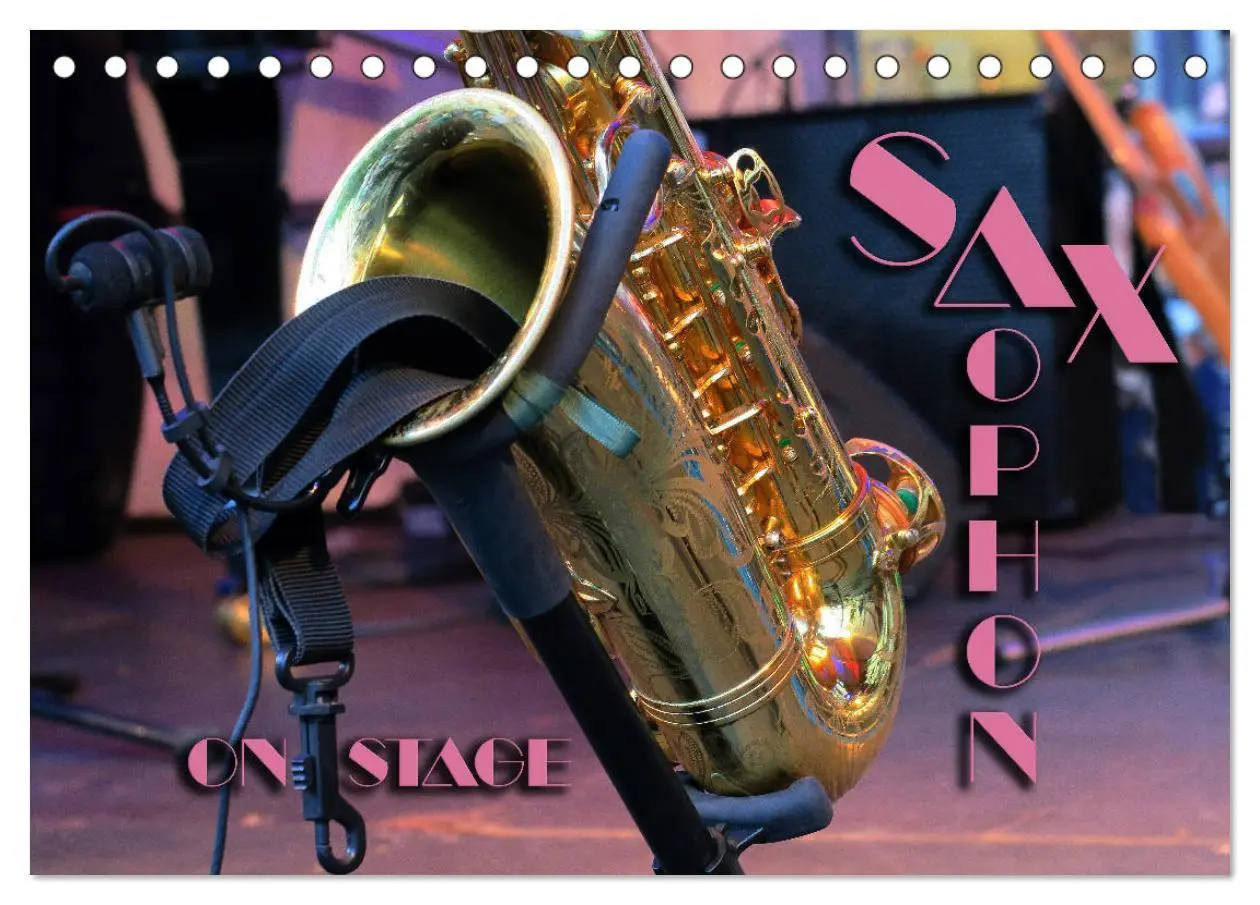 Cover: 9783457853269 | SAXOPHON - on stage (Tischkalender 2026 DIN A5 quer), CALVENDO...
