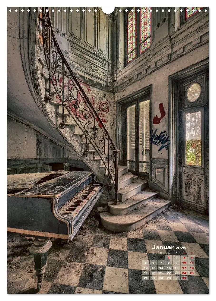 Bild: 9783516703269 | Lost Places - morbide Schönheiten (Wandkalender 2026 DIN A3 hoch),...