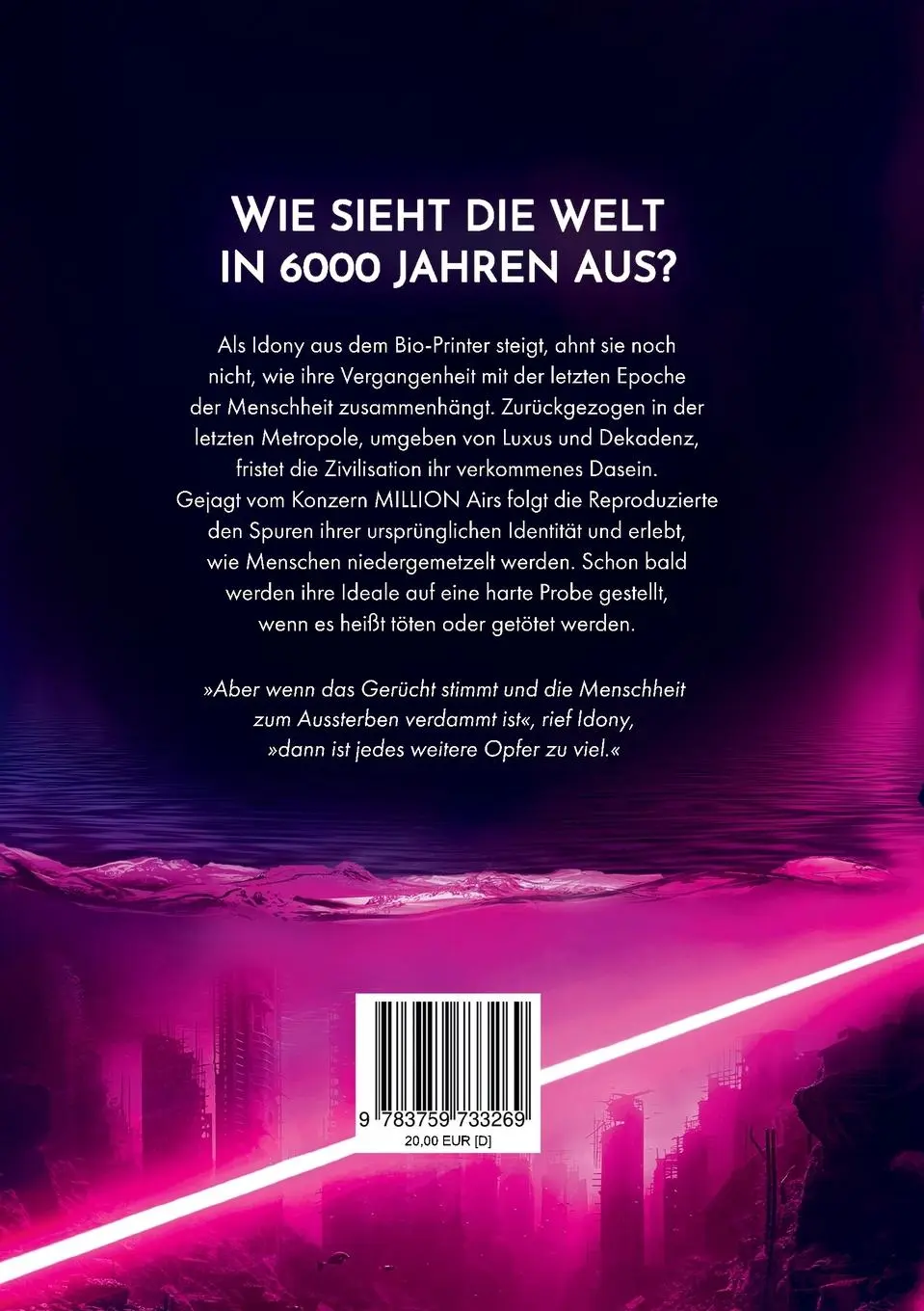 Rückseite: 9783759733269 | 8000AD | Die letzte Epoche | Pauline Dörfler | Taschenbuch | Paperback