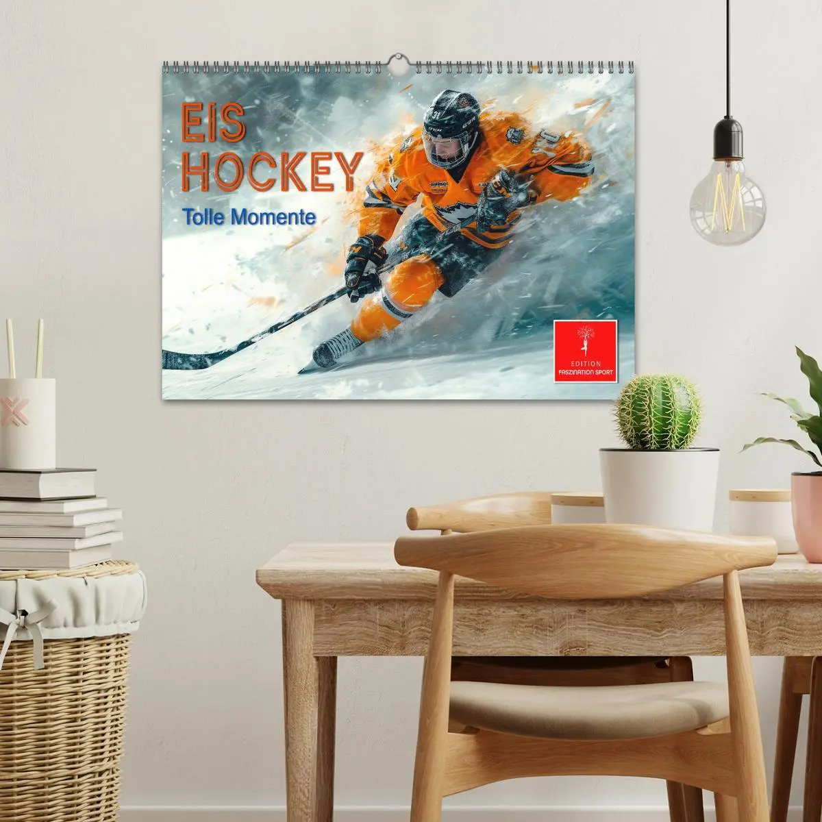 Bild: 9783457463369 | Eishockey - tolle Momente (Wandkalender 2026 DIN A3 quer), CALVENDO...