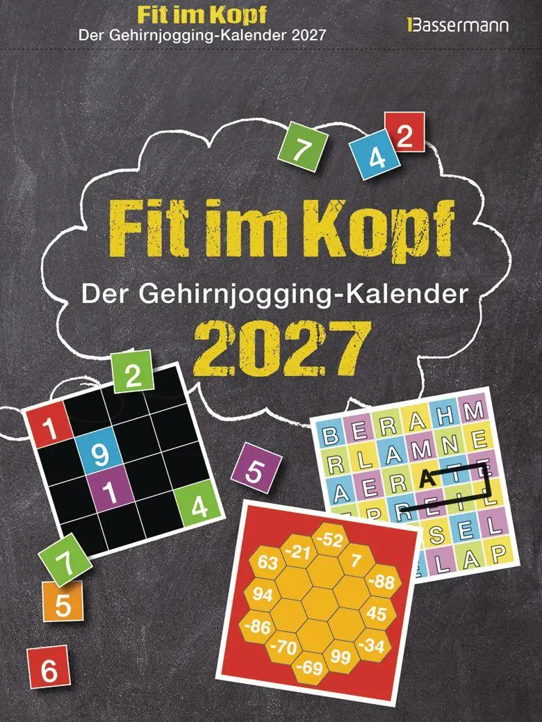 Cover: 9783809453369 | Fit im Kopf - der Gehirnjogging-Kalender 2027 | Eberhard Krüger | 2027