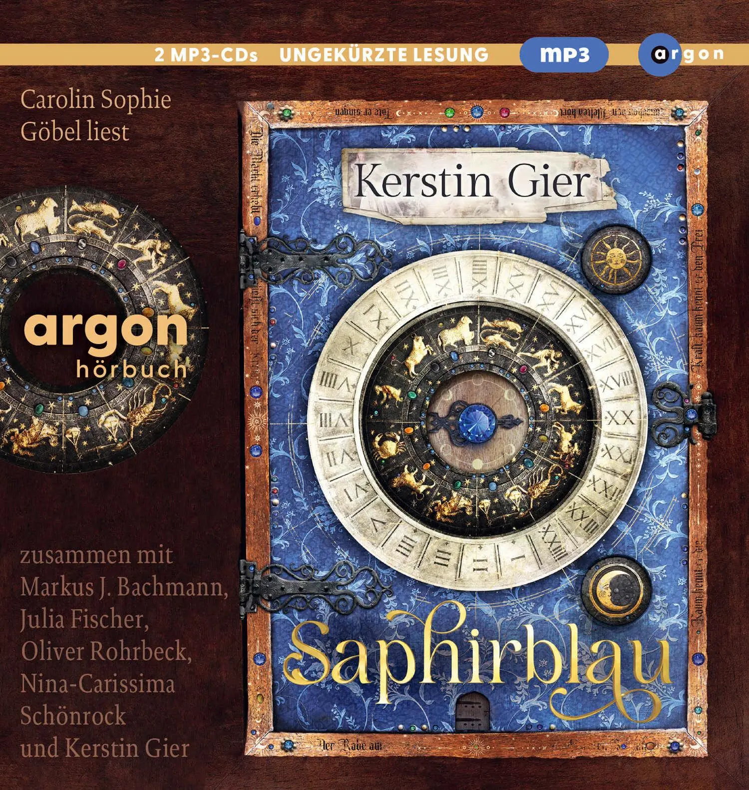 Cover: 9783839843369 | Saphirblau | Kerstin Gier | MP3 | 2 Audio-CDs | Deutsch | 2025