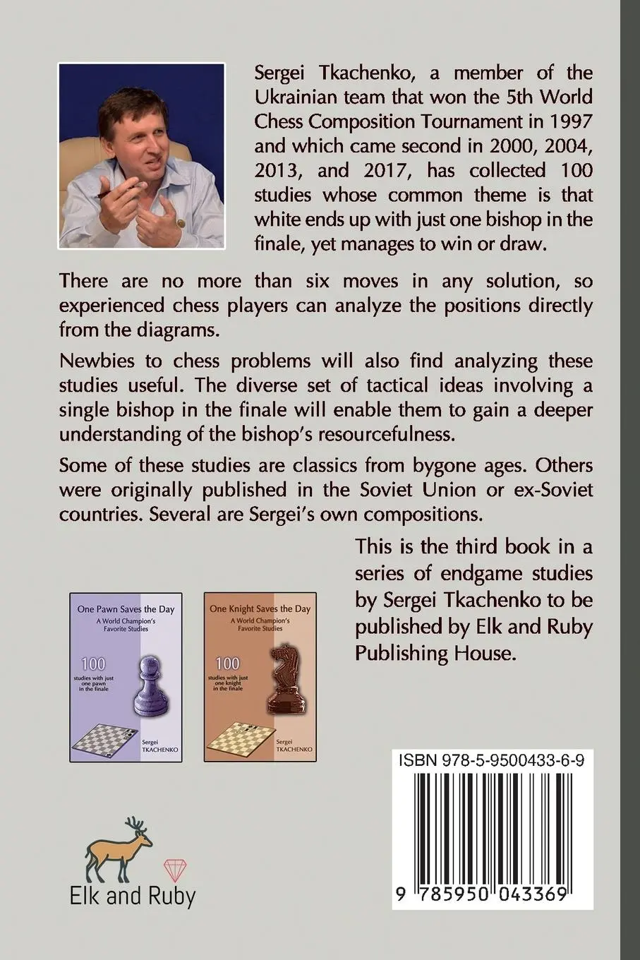 Rückseite: 9785950043369 | One Bishop Saves the Day | A World Champion's Favorite Studies | Buch