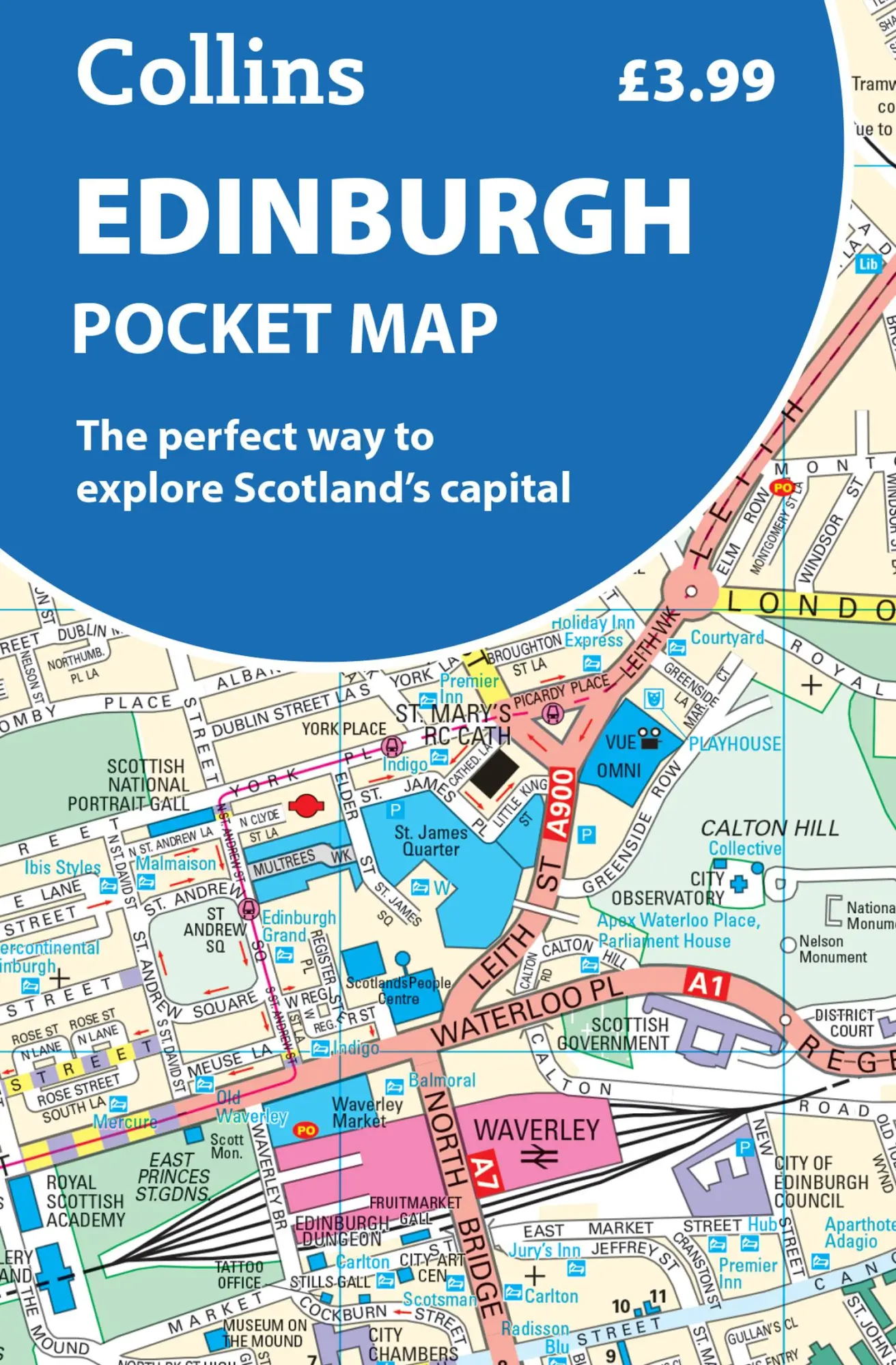 HarperCollins Publishers Edinburgh Pocket Map