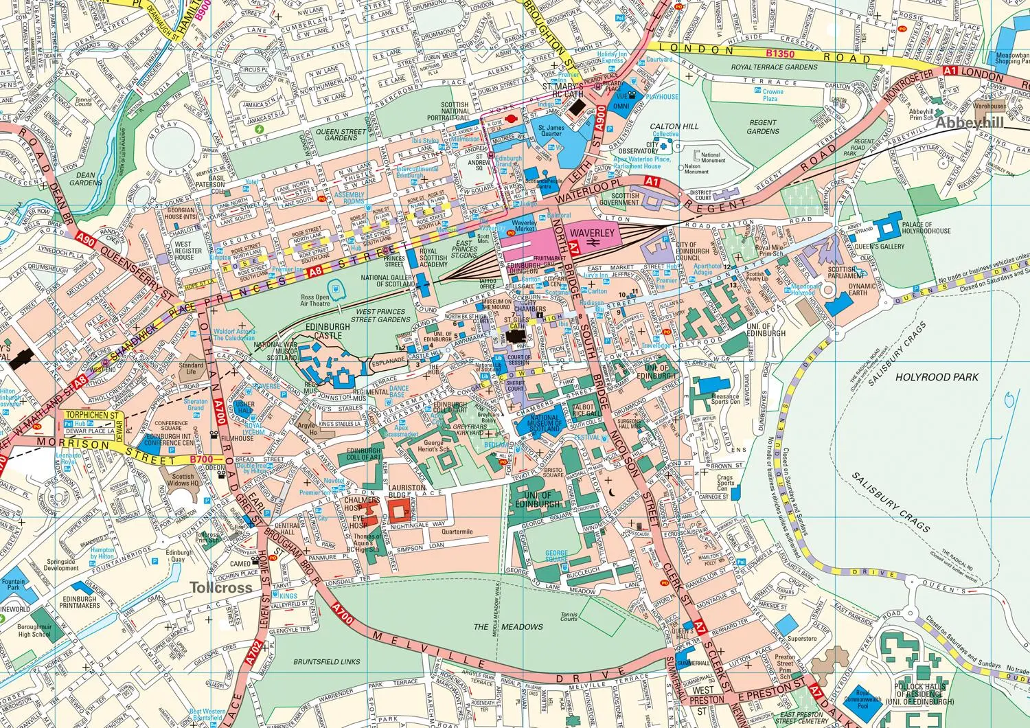 Bild: 9780008663469 | Edinburgh Pocket Map | The Perfect Way to Explore Edinburgh | Maps
